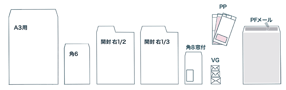 封筒印刷 封筒加工サービス 山櫻 Soreal ソレアル